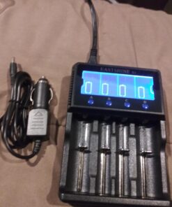 Universal Smart Battery Charger 4 Bay for Rechargeable Batteries NiMH NiCd AA AAA C Li-ion LiFePO4 IMR 18650 21700 20700 26650 14500 16340 18500 10440 18350 RCR123a LCD Display UL Listed 38 71Ubr9lQJfL