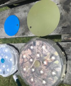 GAME 4306-BB Magnetic LED Changing Pool Wall Light with Remote Control 100% Waterproof & Submersible, 3", 12 Colors Plus 4 Modes 25 71UckaztTBL