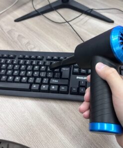 Keimi Cordless Compressed Air Duster - Rechargeable 7500mAh 91000RPM Compressed Air Blower with Led Light for Keyboard, PC, and Car Cleaning - Powerful Eco-Friendly Replacement for Canned Air Duster 32 71UcmqNxYL