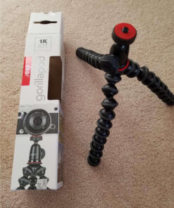 Joby JB01503 GorillaPod 1K Kit. Compact Tripod 1K Stand and Ballhead 1K for Compact Mirrorless Cameras or Devices up to 1k (2.2lbs). Black/Charcoal. 45 71Ud2CAXi5L