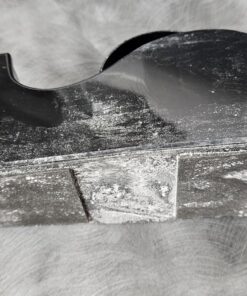 Desktop Tape Dispenser Adhesive Roll Holder (Fits 1" & 3" Core) with Weighted Nonskid Base Black plastic 37 71UdYyz UWL