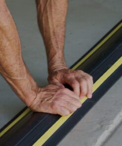 2" High Garage Door Flood Barrier Threshold Kit ‘GARADAM’ (8'3") | Flexible PVC | Complete Kit Includes 2 Adhesives | GaraDry 8'3" 14 71UdeRGYLmL