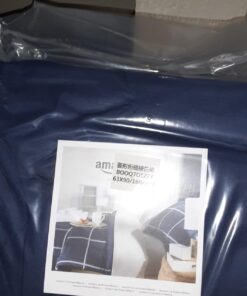 Amazon Basics Reversible Lightweight Microfiber Comforter Blanket, Twin/Twin XL, Navy/Sky Blue Navy / Sky Blue 1-Pack 28 71Udetc1Q5L