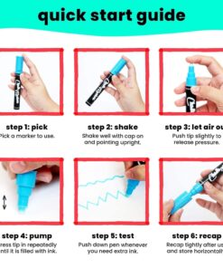 Fine Tip Chalkboard Chalk Markers (8 Pack 3mm) Classic Earth Color Ink - Erasable Dry Erase Marker Pens for Blackboards, Bistro, Window | 3mm Reversible Bullet & Chisel Point 3mm Fine Tip - Earth / Classic 23 71UdyXS0P1S 2