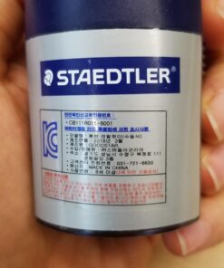 Staedtler 512 001 ST Double-hole Tub Pencil Sharpener 1-2/3 L x 2-1/4 W x 1-2/3 H in Blue, Silver 34 71UeC5Q0 qL