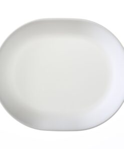 Corelle Livingware Vitrelle 12-1/4-Inch Serving Platter, Winter Frost White 6 71UeEXh08qL