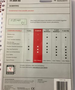 Texas Instruments TI-30X IIS 2-Line Scientific Calculator, Pink Single Pack 25 71UeFUFQp8L