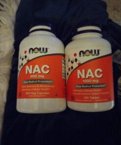 NOW Supplements, NAC (N-Acetyl-Cysteine) 1,000 mg, Free Radical Protection*, 120 Tablets 120 Count (Pack of 1) 34 71UeTXRDRhL