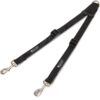 Leashboss Extra Long Double Dog Leash Coupler for Large Dogs - 16-28 Inches - Adjustable 1 Inch Heavy Duty Nylon Leash Splitter for Large Dogs (1 Inch Wide x 16-28 Inches, Black) 16-28 Inch 34 71Uej7MyATL