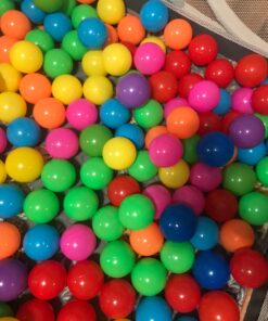 Amazon Basics BPA Free Crush-Proof Plastic Pit Ball with Storage Bag, Toddlers Kids 12+ Months, Pack of 400 Balls, 6 Bright Colors 36 71UexOzAx6L