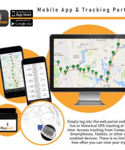 Alternative view of MasTrack- GPS Tracker W/No Contract | Track On Computer Smartphone | Fleet Monitoring Tracking Employees, Teens, Spouse| Plug Into OBD Port Instant Alerts & Engine Diagnostics MT-OBD