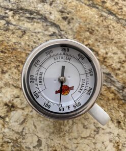 LavaLock® 3" Adjustable Gas Charcoal Smoker Pit Grill BBQ Thermometer Electric Heavy Duty Stainless 2.5" stem 29 71UgSuLbQ7L