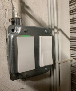 BN-LINK WiFi Smart in-Wall Light Switch, No Hub Required with Timer Function, White, Compatible with Alexa and Google Assistant, Neutral Wire Needed, 2.4 Ghz Network Only 1P-Smart Light Switch 25 71UgaTE9BUL