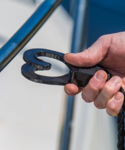 Alternative view of Fastfender – 32 - The Original Single Handed Boat Fender Hanger - Made from UV Resistant Plastic - Sold in Pairs Black