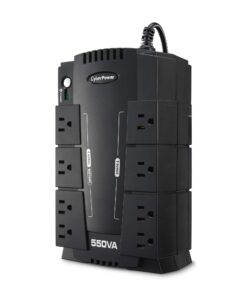 CyberPower CP550SLG Standby UPS System, 550VA/330W, 8 Outlets, Compact 13 71UgfiqJv8L