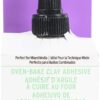 Sculpey Oven Bake Clay Adhesive, Non Toxic, 2 fl oz. bottle with precise flow twist cap. Great for gluing polymer clay to itself and porous surfaces. Multicolor 15 71UhA4XeT5L