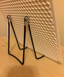 GIBSON HOLDERS Two Wire Display Stand for Plates, Kitchenware, Books, Artwork; Set of 2 6A - Black 4 3/4" H x 3 3/4" W x 1 3/4" Bend 50 71Ui6sCM7L