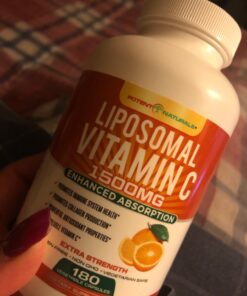 POTENT NATURALS Liposomal Vitamin C 1500mg, Vitamin C Supplement - High Absorption Ascorbic Acid - Immune-Support Supplement & Helps Collagen Production- 180 Capsules 1500 MG 37 71UjKkxC5cL