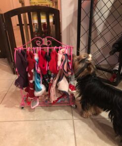 MyBrittany's 24 Pack 12 Pink 12 Purple Plastic Doll Hangers Fits 18 Inch Doll Clothes 15 71Uk6eG2evL