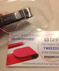 Clyppi Nail Clippers with Swing Out Nail Cleaner/Nail File - Fingernail Clippers / Toe Nail Clippers. Sharp Stainless Steel with Wide Easy Press Lever 54 71UkDb2WlvL