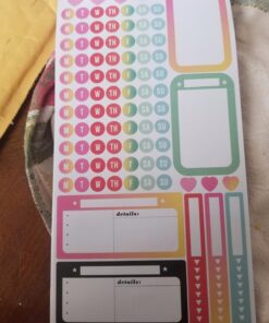 me & my BIG ideas Sticker Value Pack - The Happy Planner Scrapbooking Supplies - Productivity Theme - Multi-Color & Gold Foil - Great for Projects, Scrapbooks & Albums - 30 Sheets, 985 Stickers Total 64 71UkLouvnxL