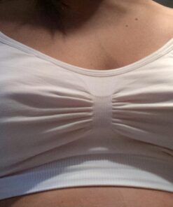 HOFISH 3PACK Full Bust Seamless Nursing Maternity Bras Bralette S-XXL with Extra Bra Extenders & Clips Medium Blackbeigepink 52 71UlLEESoL