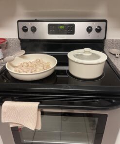 CAROTE 21pcs Pots and Pans Set, Nonstick Cookware Set Detachable Handle, Induction Kitchen Cookware Sets Non Stick with Removable Handle, RV Cookware Set, Oven Safe Cookware Set Cream White 21 pcs Granite Set 19 71UlWzQTFL