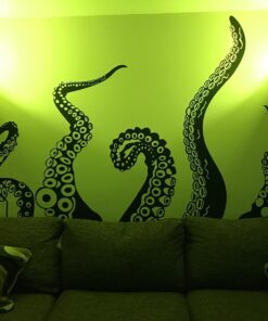 Tentacles Wall Decal Kraken Octopus Tentacles Wall Sticker Sea Animal Wall Decal Mural Home Art Decor Black Large 31 71UlYhQAcLL