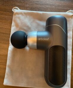 arboleaf Mini Massage Gun Deep Tissue, Muscle Massager for Back Pain Relief, Small Massage Gun Travel Massager Handheld, Quiet Percussion Massager Portable, Whole Body- FSA and HSA Eligible Grey-1 54 71UlcYv095L