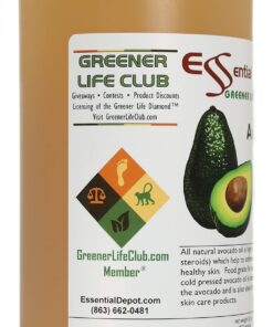 Avocado Oil - 1 Quart - 32 oz - Food Grade - Safety Sealed HDPE Container with resealable Cap 7 71UmqSTaoCS