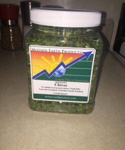 Mother Earth Products Dried Chives, Quart Jar, 2 oz 13 71Un2HAoCtL