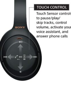 Sony WH-1000XM4 Wireless Premium Noise Canceling Overhead Headphones with Mic for Phone-Call and Alexa Voice Control, Midnight Blue WH1000XM4 Headphones Only 30 71UnE5AArZL