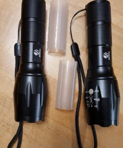 yIFeNG Tactical Flashlight Led Flashlight High Lumens S1000 - XML T6 Upgraded Flash Light Ultra Bright with Zoomable 5 Modes, Camping Accessories for Outdoor Emergency Gear (2 Pack) 2 Pack 54 71UnLiZZASL