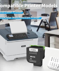 Toner Cartridge for Xerox C310/C315 Printer,8500 Pages High Capacity Toner Cartridge Compatible Replacement 006R04364 006R04356 C310DNI C310DNIM Color Printer(Black) Black 1 Pack 10 71UnsNfwnL