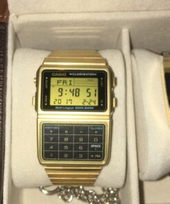 Casio #DBC611G-1D Men's Gold Tone 25 Memory Calculator Databank Watch 27 71UoLA3LqjL