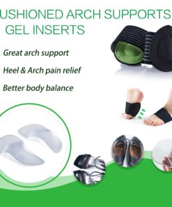 Plantar Fasciitis Foot Pain Relief & Recovery Kit-Compression Foot Sleeves, Heel Cups, Cushioned Arch Supports, Gel Inserts & Spiky Massage Ball-Fast Pain Relief for Heel & Arch (1 PAIR SOCKS KIT, L-XL) 1 PAIR SOCKS KIT 14 71Uor7g82XL