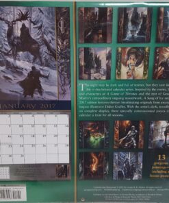 A Song of Ice and Fire 2017 Calendar: Illustrations by Didier Graffet Calendar, Wall Calendar 17 71UpZg9Nz5L