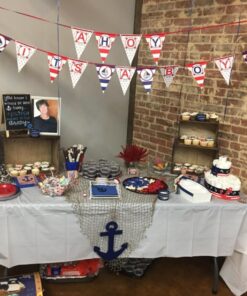 Ahoy It's A Boy Nautical Baby Shower Banner Pennant 21 71UpkJxCeyL