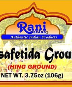 Rani Asafetida (Hing) Ground 3.75oz (106g) PET Jar ~ All Natural | Salt Free | Vegan | Non-GMO | Asafoetida Indian Spice | Best for Onion Garlic Substitute Asafetida Ground 3.75 Ounce (Pack of 1) 25 71UqHC9cBjL
