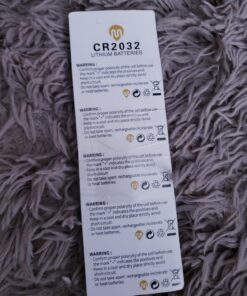 20 Count CR2032 Lithium Coin Cell Battery, 3V Blister Packed CR2032 Button Battery for Small Devices, Long Lasting Power, 8-Year Storage Shelf Life, Child Secure Packaging, Pack of 20 20 counts 32 71UqayE0CnL