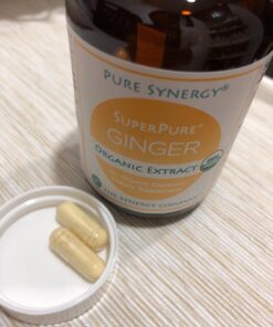 PURE SYNERGY SuperPure Ginger Extract | 60 Capsules | USDA Organic | Non-GMO | Vegan | with 425 mg of Ginger Extract 15 71UqwyFo02L