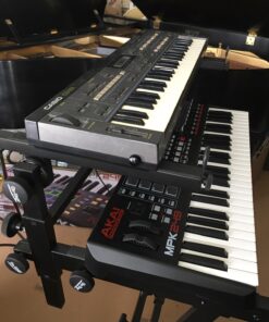 On-Stage KS7365EJ Pro Heavy-Duty Folding-Z Keyboard Stand with 2nd Tier,Black Black 25 71Uqyzm3nlL