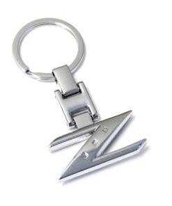 iJDMTOY Chrome Polished Ally Metal Letter Z Key Chain Ring Compatible With Nissan 240ZX 280ZX 300ZX 350Z 370Z Z Car 16 71UqzGcPHWL