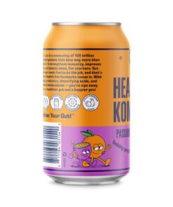 Health-Ade Canned Kombucha Tea Organic Drink, Fermented Tea with Living Probiotics, Detoxifying Acids, Supports Gut Health, Non-GMO, Vegan, Gluten Free, 12 Pack (11.5 Fl Oz Cans), Passion Fruit-Tangerine Kombucha in Cans 14 71UrKwu5L5L