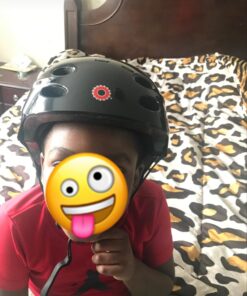 Razor V-17 Youth Multi-Sport Helmet Gloss Black 13 71Urkiq6uPL