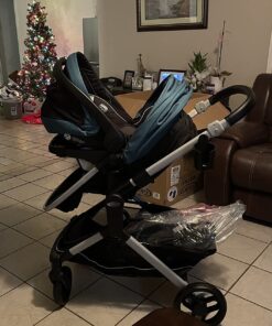 Graco Modes Nest Travel System, Includes Baby Stroller with Height Adjustable Reversible Seat, Pram Mode, Lightweight Aluminum Frame and SnugRide 35 Lite Elite Infant Car Seat, Bayfield Modes Nest w/ Height-Adjustable Seat 43 71Usoy1U95L