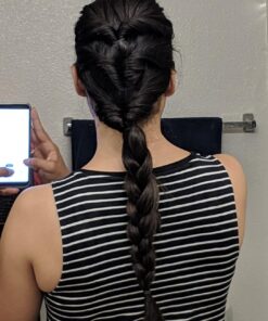 Conair Topsy Tail Hair Tool, Ponytail Hair Loop Styling Tool with Hair Ties Hair Styling Kit Included, 5-Piece Set Black 32 71UtDHlrOpL