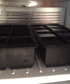 Home-Complete Large Ice Molds Silicone Trays Makes 8, 2”x 2” Big Cubes BPA-Free, Flexible-Chill Water, Lemonade, Cocktails, and More, Black(Pack Of 2) 2"x2"9(2 Pack) 44 71UtiUTnwlL