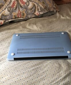 MOSISO Compatible with MacBook Air 13 inch Case (Models: A1369 & A1466, Older Version 2010-2017 Release), Protective Plastic Hard Shell Case & Keyboard Cover & Screen Protector, Airy Blue 50 71Uu2U4ItsL 1