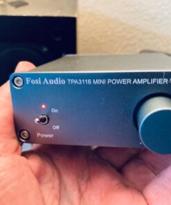 Fosi Audio V1.0G 2 Channel Class D Mini Stereo Amplifier for Home Speakers TPA3116 50W x 2 with Power Supply 48 71Uu9oUs0SL